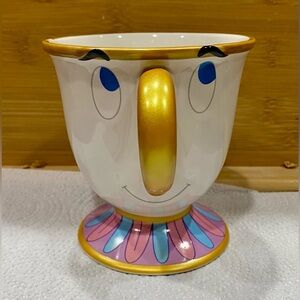 Disney Chip Mug with Yellow and Pink Accents